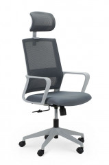 Кресло руководителя  Практик grey CH-219A-HS-К304D-14*N204