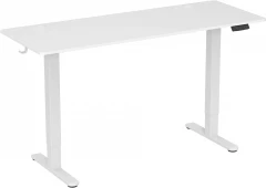 Стол для компьютера Cactus CS-EDL-WWT столешница ДСП белый каркас белый 160x71x60см