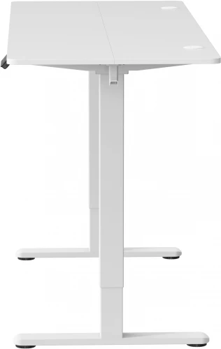 Стол для компьютера Cactus CS-EDL-WWT столешница ДСП белый каркас белый 160x71x60см