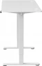 Стол для компьютера Cactus CS-EDL-WWT столешница ДСП белый каркас белый 160x71x60см