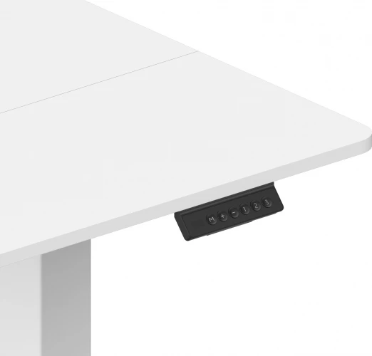Стол для компьютера Cactus CS-EDL-WWT столешница ДСП белый каркас белый 160x71x60см