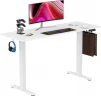 Стол для компьютера Cactus CS-EDL-WWT столешница ДСП белый каркас белый 160x71x60см