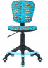 Кресло детское Бюрократ CH-204-F мультиколор бум крестов. пластик подст.для ног
