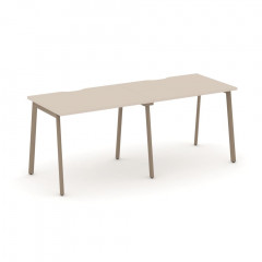 Estetica Рабочая станция на 2 места ES.RS-2.1-VP Капучино/Латте металл 1960*730*750