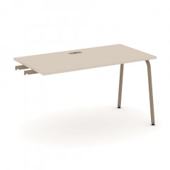 Estetica Стол приставка к опорным тумбам ES.SPR-3-LK Капучино/Латте металл 1380*730*750