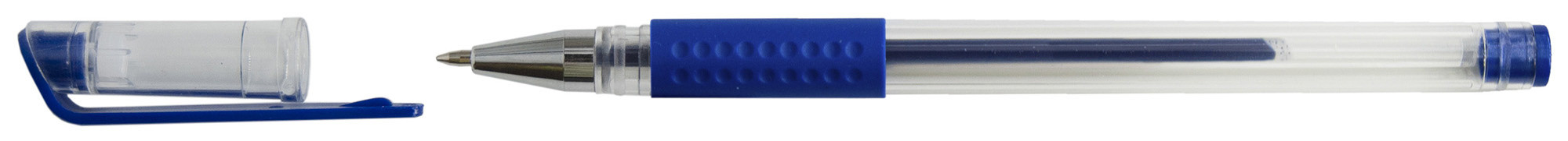 Ручка гелев. Buro Urgent d=0.7мм син. черн. кор.карт. сменный стержень линия 0.5мм резин. манжета без инд. Маркировки