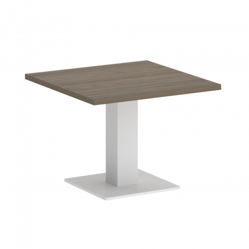 Home Office Стол журнальный квадратный VR.SP-5-60.2G Вяз/Белый металл 600*600*450