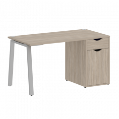 Home Office Стол письменный VR.SP-3-138.1.A Дуб аттик/Серый металл 1380*720*750