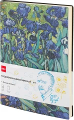 Ежедневник Deli VG CN146 A5 недатир. 136стр. ассорти Ирисы