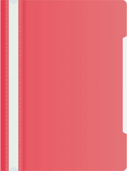 Папка-скоросшиватель Бюрократ -PS20RASP A4 прозрач.верх.лист пластик малиновый 0.12/0.16