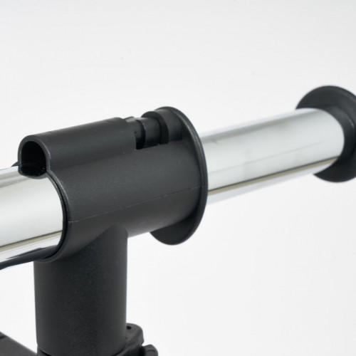 Вешалка NY-3295, металл, 84-135*44*100-165см, хром/черный