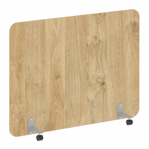 R-line Перегородка на металлических опорах, на роликах DP.R-160-120 Тиквуд светлый/Серый металл 1600*18*1200