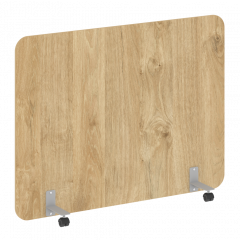 R-line Перегородка на металлических опорах, на роликах DP.R-160-120 Тиквуд светлый/Серый металл 1600*18*1200