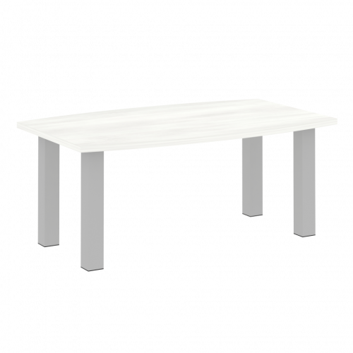 Yalta Стол переговорный LT.SP-3 Снежная патина/Серые опоры 1800*1100*750