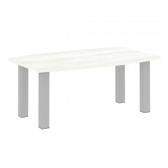 Yalta Стол переговорный LT.SP-3 Снежная патина/Серые опоры 1800*1100*750