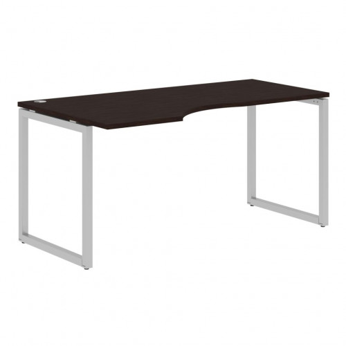 Стол эргономичный XQCET 169(L) Легно темный/Алюминий 1600х900х750