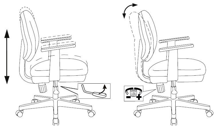 Кресло детское Бюрократ CH-W356AXSN голубой 15-107 крестов. пластик пластик белый