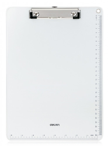 Папка-планшет Deli 64504 A4 металл серебристый