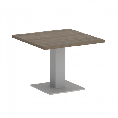 Home Office Стол журнальный квадратный VR.SP-5-60.2G Вяз/Серый металл 600*600*450