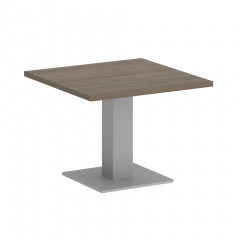 Home Office Стол журнальный квадратный VR.SP-5-60.2G Вяз/Серый металл 600*600*450