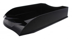 Лоток горизонтальный Buro Премиум 250х340х75мм черный пластик
