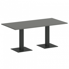 Home Office Стол прямоугольный VR.SP-5-180.2 Металлик/Антрацит металл 1800*900*750