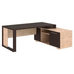 Стол руководителя с тумбой  ACT 1916(R) Венге Магия/Дуб Девон 1950х1600х750 ALTO