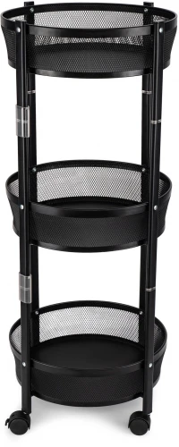 Этажерка Domfy DHC-FC30862 34.2x34.2x83.6см d=34.2см черный