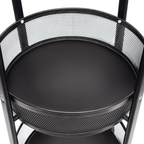 Этажерка Domfy DHC-FC30862 34.2x34.2x83.6см d=34.2см черный