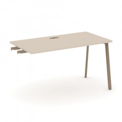 Estetica Стол приставка к опорным тумбам ES.SPR-3-LP Капучино/Латте металл 1380*730*750