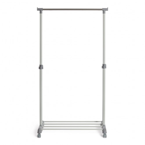 Вешалка ODENT, металл, пластик, 86*44*166 см, темно-серый/светло-серый/хром