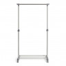 Вешалка ODENT, металл, пластик, 86*44*166 см, темно-серый/светло-серый/хром