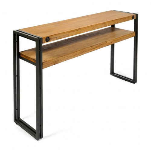 Консоль Secret De Maison CITY ( mod. CTY L10 ) , металл/дерево акация, 140х35х80см, коричневый дым (smoke brown B034)