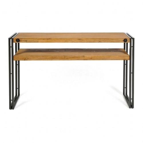 Консоль Secret De Maison CITY ( mod. CTY L10 ) , металл/дерево акация, 140х35х80см, коричневый дым (smoke brown B034)