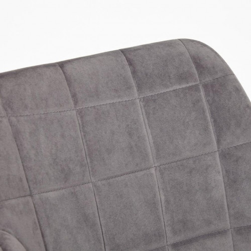 Кресло BEATA (mod. 8266) / 1 шт. в упаковке, металл/ткань, 56х60х82 см, серый (G-062-40)/черный