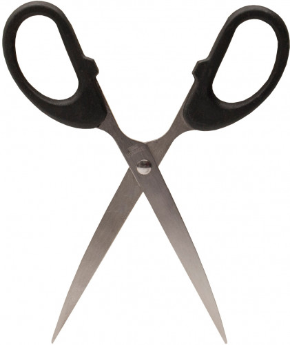 Ножницы для резки Buro Class универсальные 173мм ручки пластиковые черный пакет с европод.