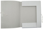 Папка на завязках Silwerhof ПЗ220 картон 0.35мм 220г/м2 белый