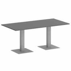 Home Office Стол прямоугольный VR.SP-5-180.2 Металлик/Серый металл 1800*900*750