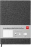 Ежедневник Deli SIMPLE CN145BLACK A5 искусст. кожа 136л черный
