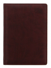 Ежедневник Letts MILANO A5 недатир. искусст. кожа белые страницы темно-коричневый