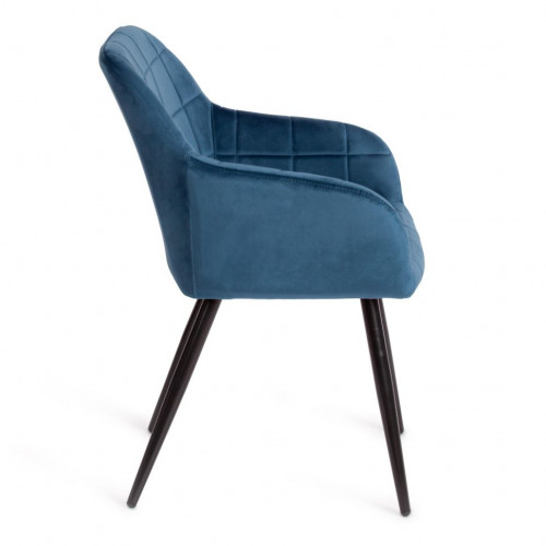 Кресло BEATA (mod. 8266) / 1 шт. в упаковке, металл/ткань, 56х60х82 см, синий (G062-48)/черный