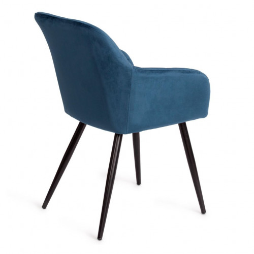 Кресло BEATA (mod. 8266) / 1 шт. в упаковке, металл/ткань, 56х60х82 см, синий (G062-48)/черный