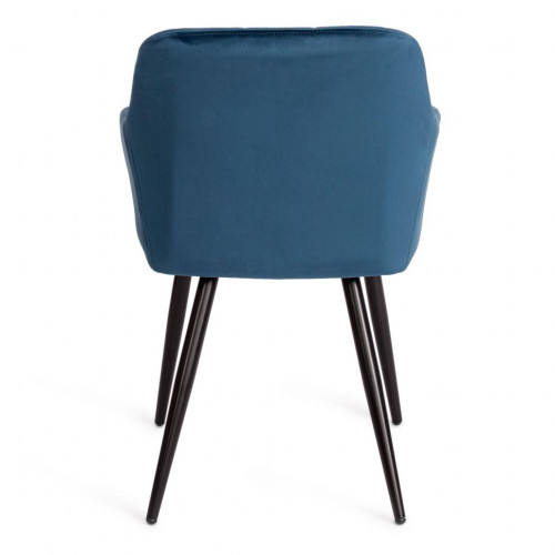 Кресло BEATA (mod. 8266) / 1 шт. в упаковке, металл/ткань, 56х60х82 см, синий (G062-48)/черный