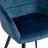 Кресло BEATA (mod. 8266) / 1 шт. в упаковке, металл/ткань, 56х60х82 см, синий (G062-48)/черный