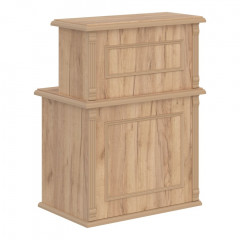 Стойка рецепция RMS 090 Дуб Бофорд 900х600х1200 RAUT