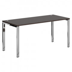 Стол прямой XGST 167.1 Легно темный/Нержавеющая сталь 1600х700х750 XTEN GLOSS
