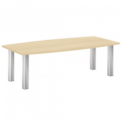 Yalta Стол переговорный M-LT.SP-2 Акация/Нерж. сталь 2400*1200*750