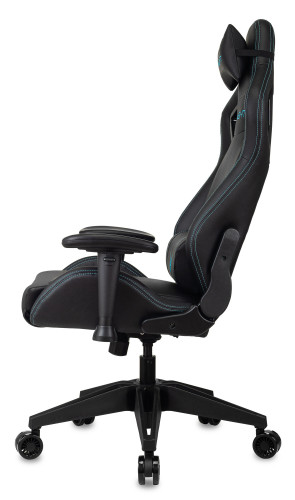 Кресло игровое Knight Outrid Smile черный эко.кожа с подголов. крестов. пластик