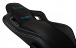 Кресло игровое Knight Outrid Smile черный эко.кожа с подголов. крестов. пластик