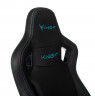 Кресло игровое Knight Outrid Smile черный эко.кожа с подголов. крестов. пластик
